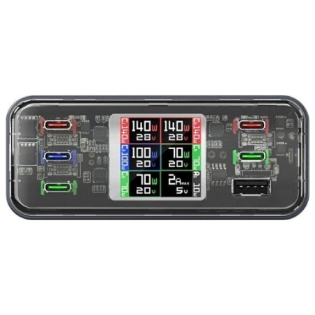 4Smarts Charging station 360W 5xUSB-C + 1xUSB-A GaN