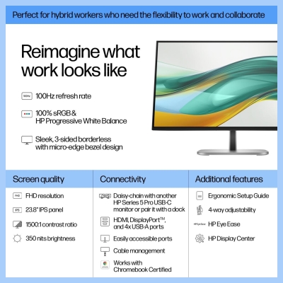 HP Series 5 Pr 524pf 23.8i FHD MNTR (EU)