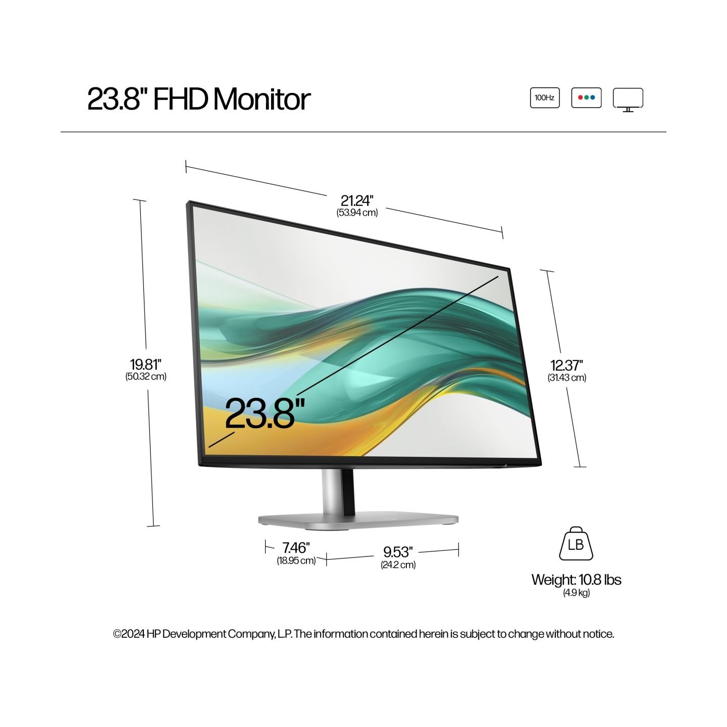 HP Series 5 Pr 524pf 23.8i FHD MNTR (EU)