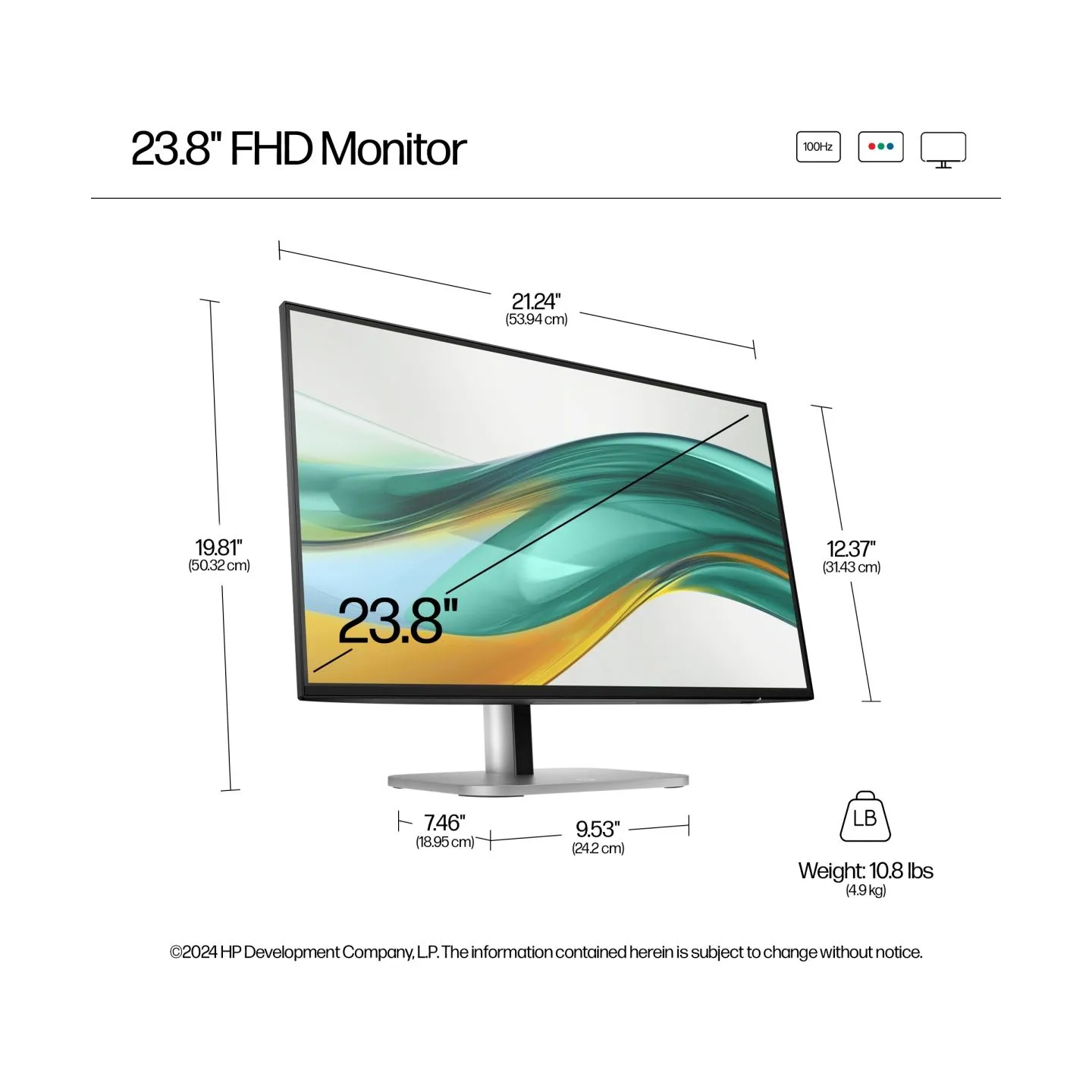 HP Series 5 Pr 524pf 23.8i FHD MNTR (EU)
