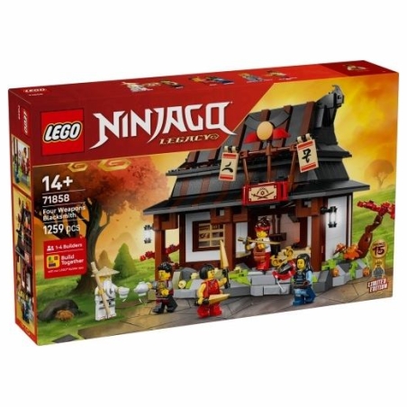 Lego Blocks Ninjago 71858 Four Weapons Blacksmith 15th Anniversary