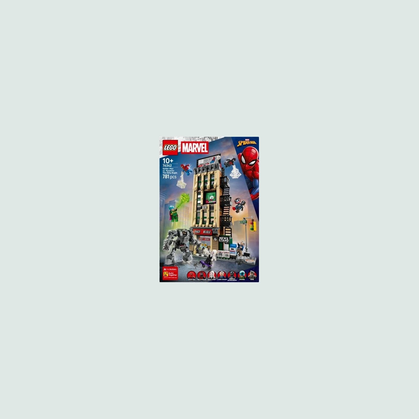Lego Blocks Super Heroes 76342 Spider-Man vs. Mysterio: The Daily Bugle