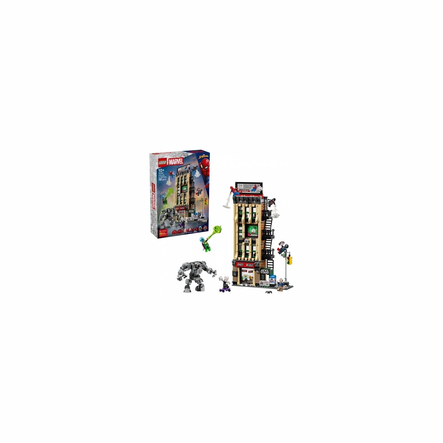 Lego Blocks Super Heroes 76342 Spider-Man vs. Mysterio: The Daily Bugle