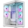 Modecom PC case Volcano Space XL ARGB Full Tower 5 fans, white