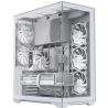 Modecom PC case Volcano Space XL ARGB Full Tower 5 fans, white