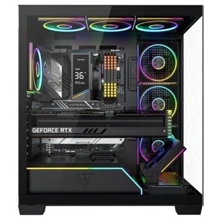 Modecom Case PC VOLCANO STELLAR PLUS ARGB MIDI 8F Black