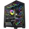 Modecom Case PC VOLCANO STELLAR PLUS ARGB MIDI 8F Black
