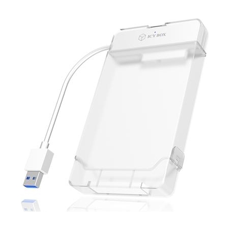 Raidsonic | ICY BOX | Adapter cable with protective a cover for 2.5" SATA hard disks to USB 3.0, blue Access LED | SATA | USB 3.