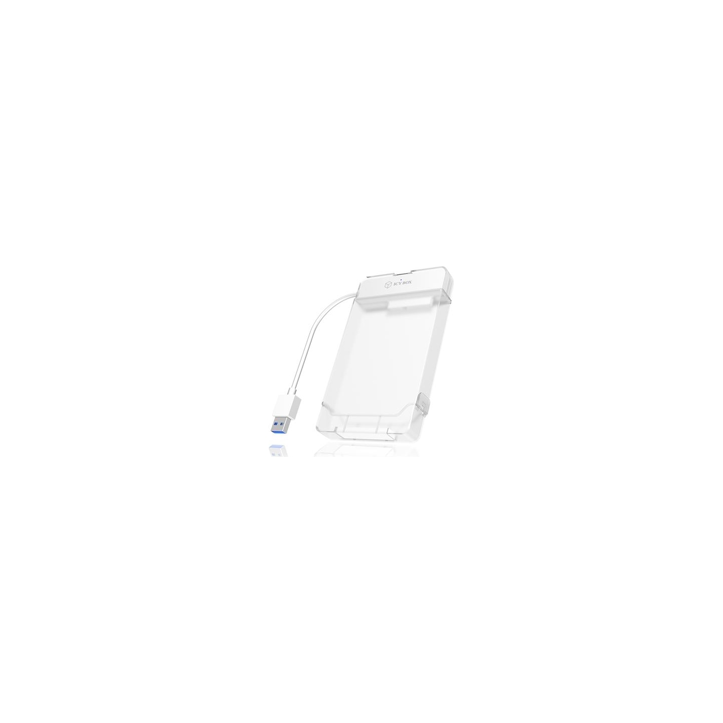 Raidsonic | ICY BOX | Adapter cable with protective a cover for 2.5" SATA hard disks to USB 3.0, blue Access LED | SATA | USB 3.