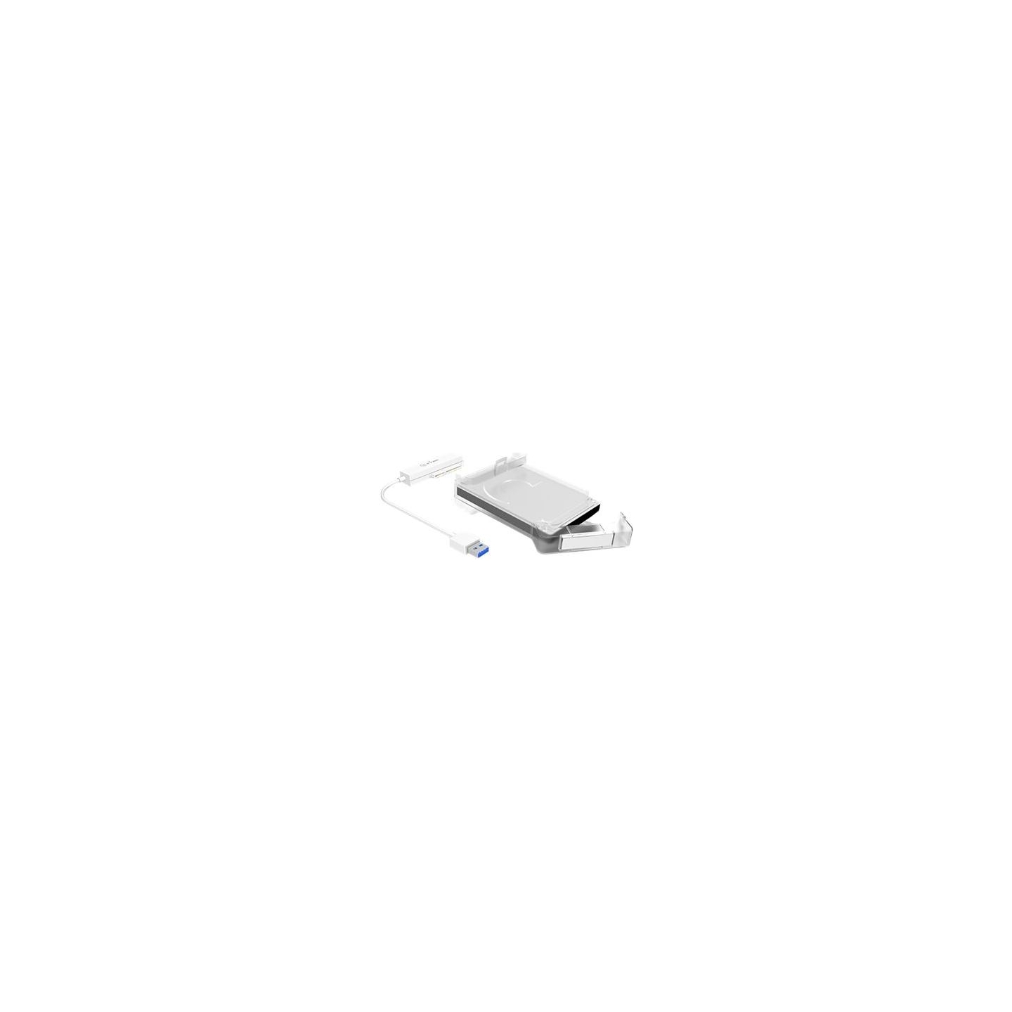 Raidsonic | ICY BOX | Adapter cable with protective a cover for 2.5" SATA hard disks to USB 3.0, blue Access LED | SATA | USB 3.