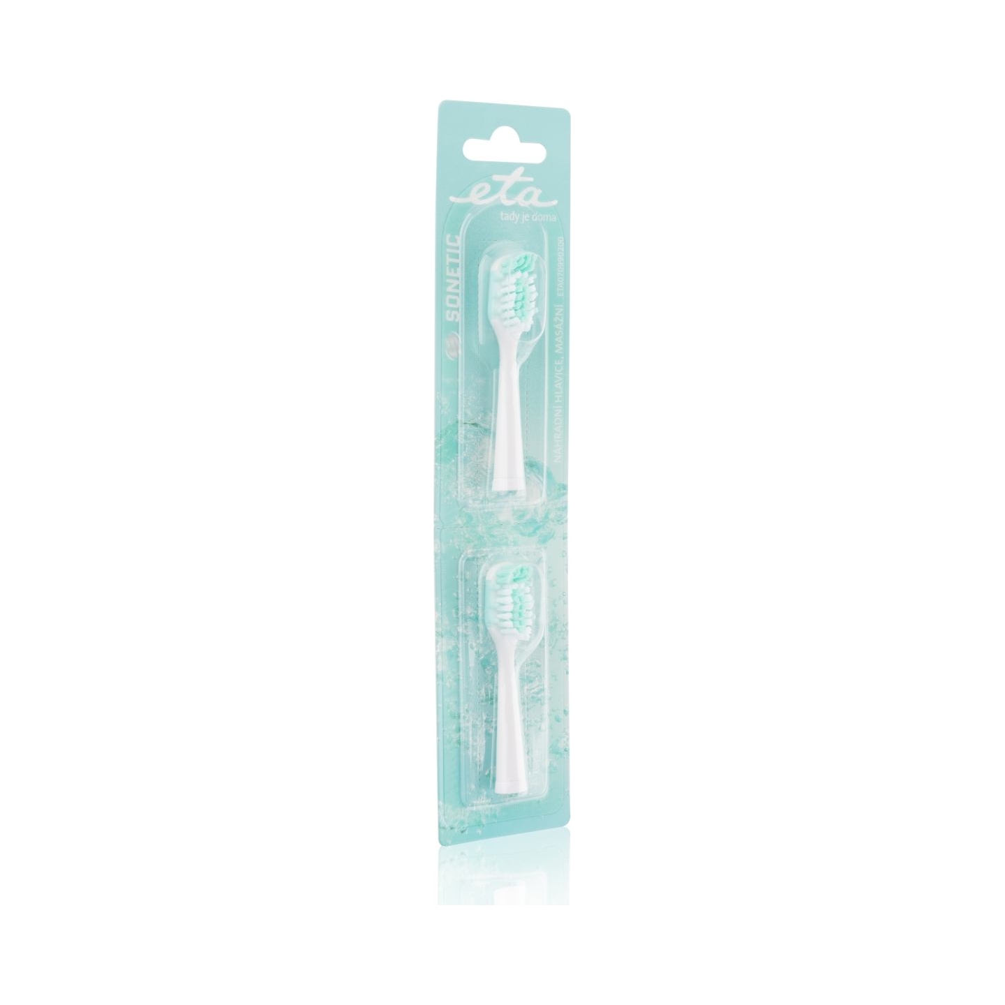 ETA | Toothbrush replacement  for ETA0709 | Heads | For adults | Number of brush heads included 2 | Number of teeth brushing mod