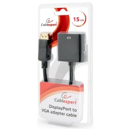 Cablexpert DisplayPort to VGA adapter cable, Black | Cablexpert