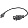 Cablexpert USB OTG AF to Micro BM cable, 0.15 m | Cablexpert