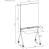 Ergo Office mobile dry erase ER-305