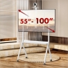 Maclean TV stand, on casters MC-114 W