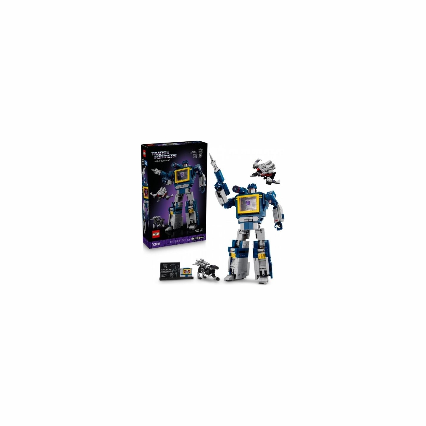Lego Icons 10358 Transformers: Soundwave