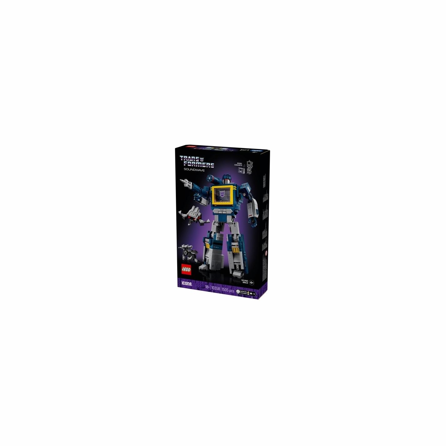 Lego Icons 10358 Transformers: Soundwave