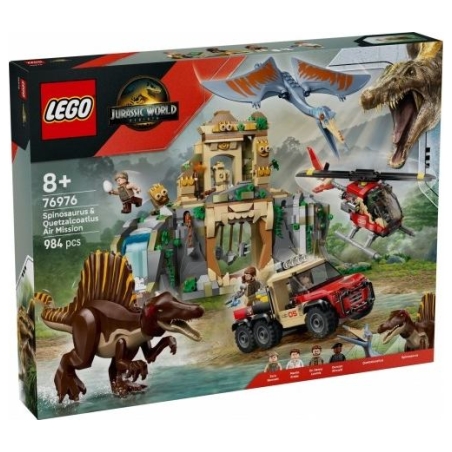 Lego Bricks Jurassic World 76976 Spinosaurus & Quetzalcoatlus Air Mission