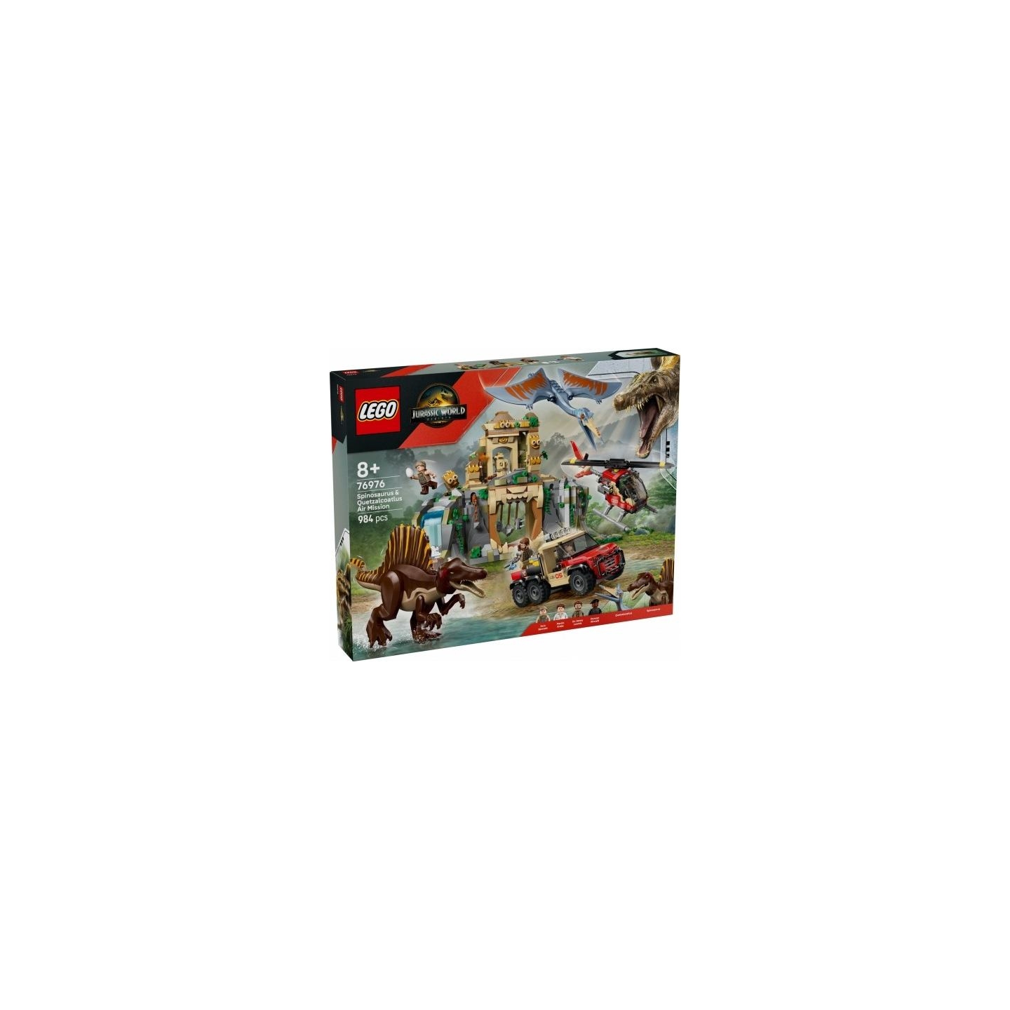 Lego Bricks Jurassic World 76976 Spinosaurus & Quetzalcoatlus Air Mission
