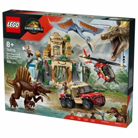 Lego Bricks Jurassic World 76976 Spinosaurus & Quetzalcoatlus Air Mission