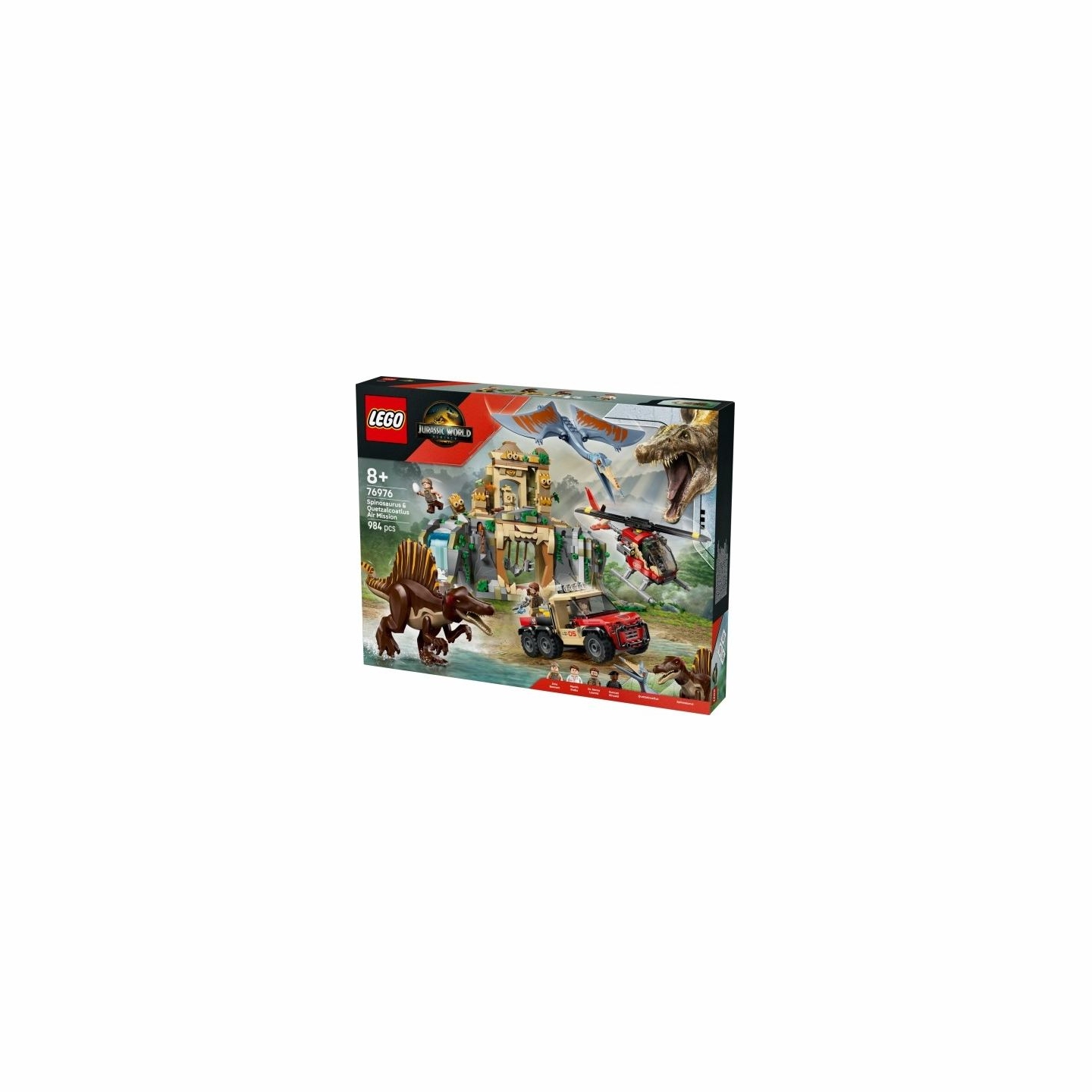 Lego Bricks Jurassic World 76976 Spinosaurus & Quetzalcoatlus Air Mission