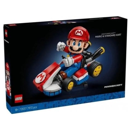 Lego Bricks Super Mario 72037 Mario Kart Mario and Standard Kart