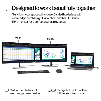 HP S5 Pro 524pu 23.8i FHD USB-C MNTR(EU)