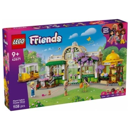 Lego Klocki Friends 42671 Zielona kawiarnia i kwiaciarnia