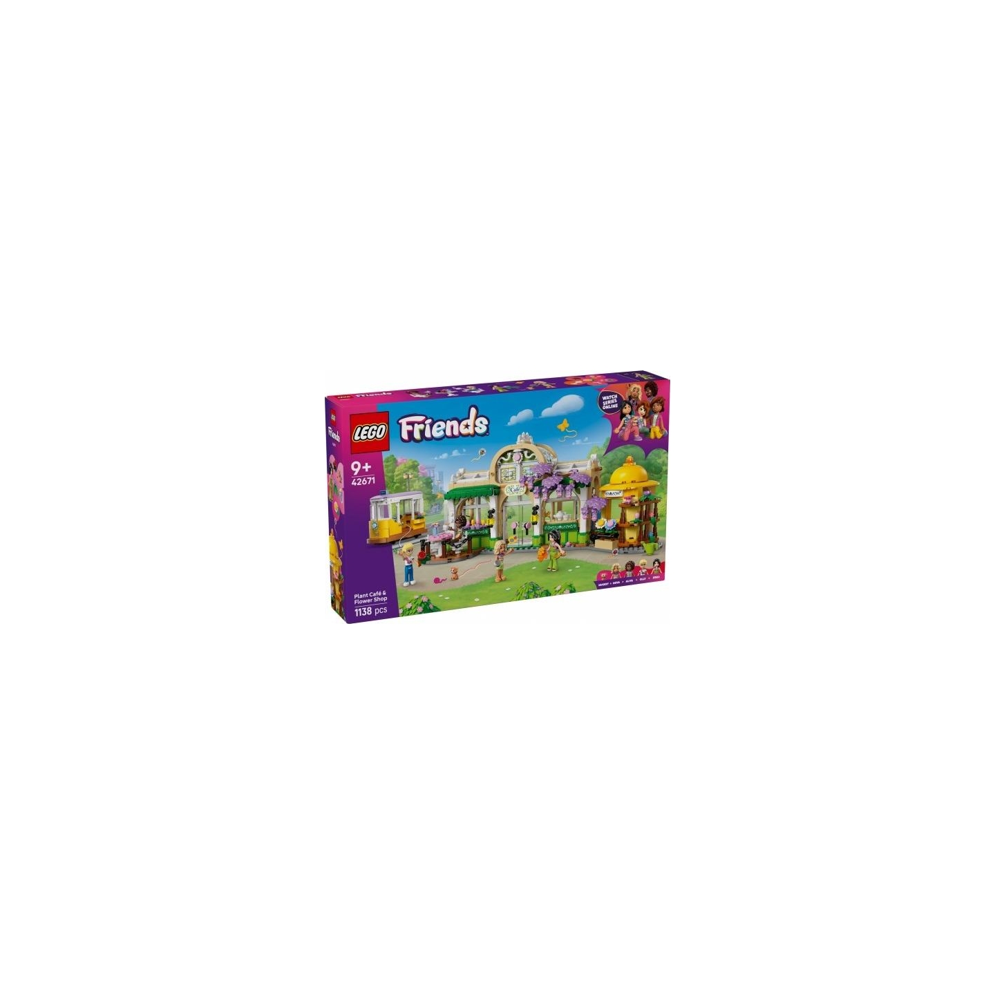 Lego Klocki Friends 42671 Zielona kawiarnia i kwiaciarnia