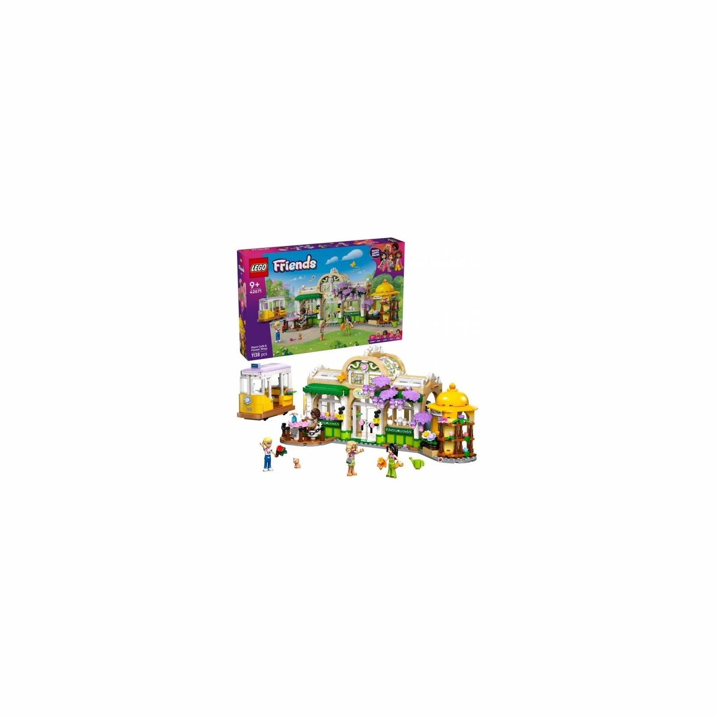 Lego Klocki Friends 42671 Zielona kawiarnia i kwiaciarnia