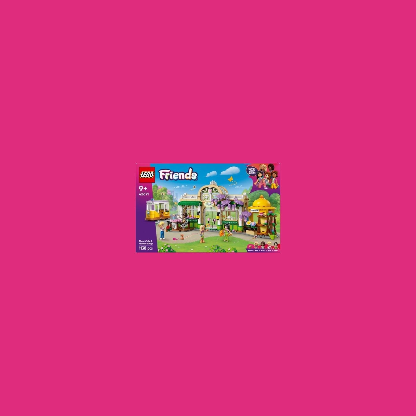 Lego Klocki Friends 42671 Zielona kawiarnia i kwiaciarnia