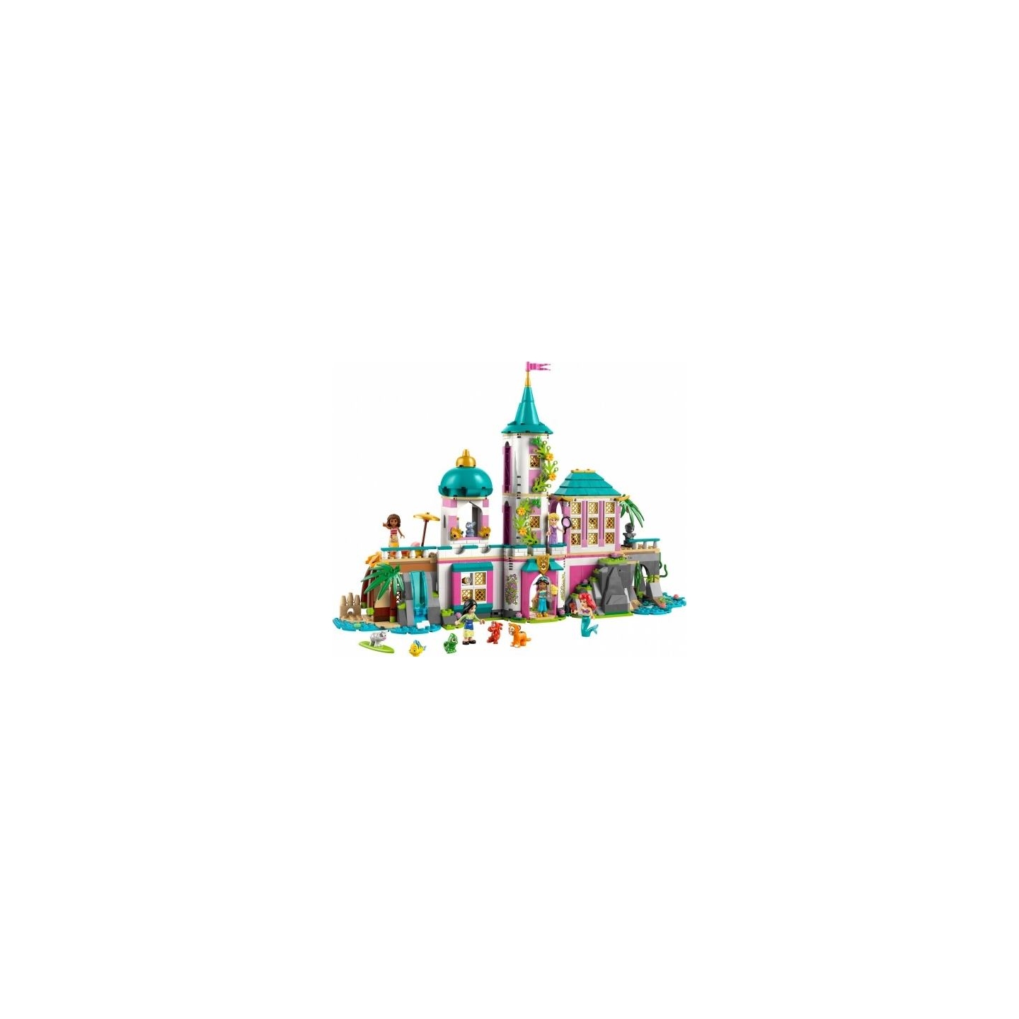 Lego Klocki Disney 43267 Zamek księżniczek i królewskie zwierzaki