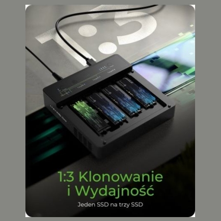 Icybox ICY BOX IB-4013MCL-C4 4-Bay NVMe SSD Docking