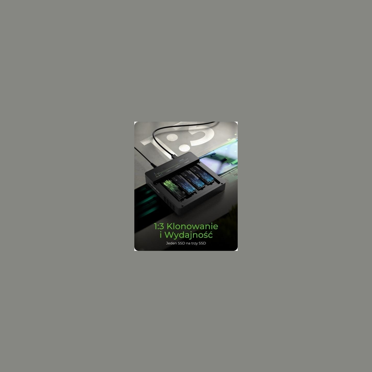 Icybox ICY BOX IB-4013MCL-C4 4-Bay NVMe SSD Docking