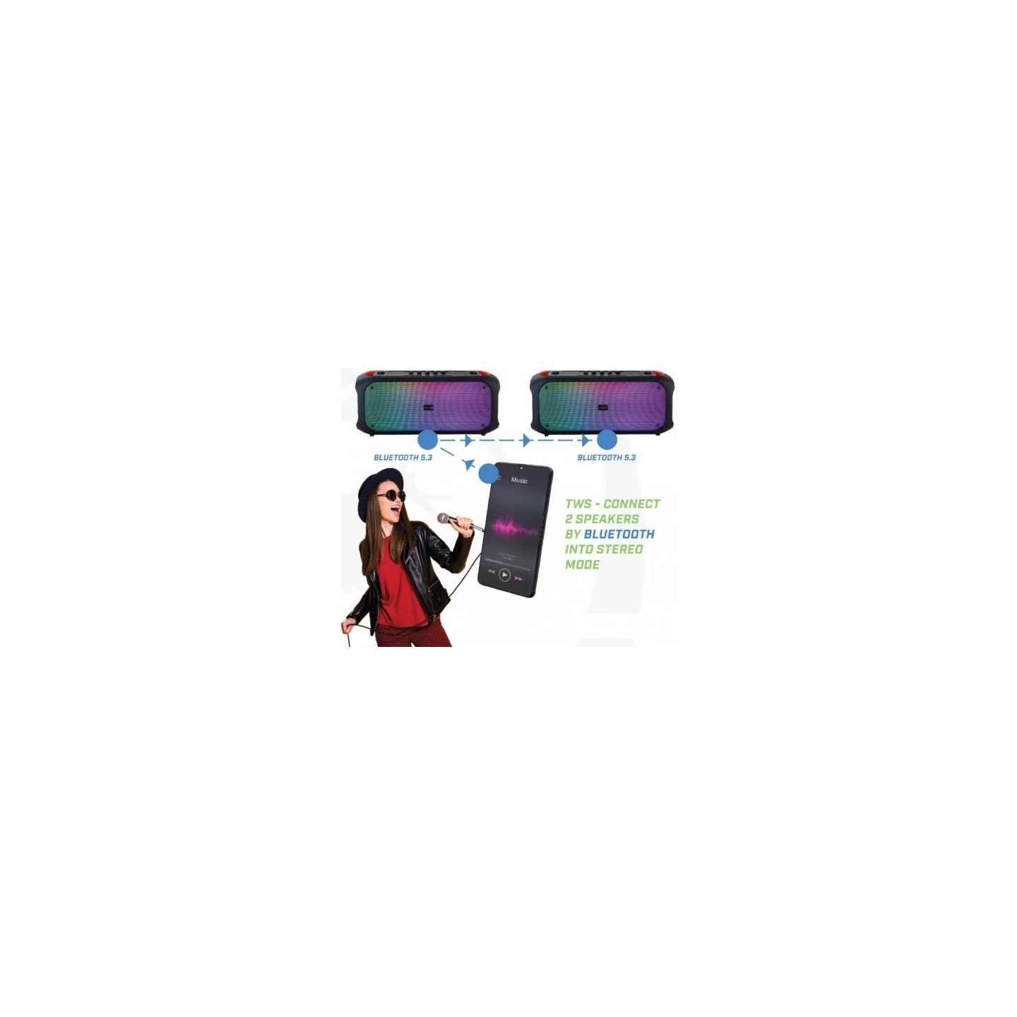 Rebeltec Bluetooth Speaker FM/USB SoundVox 650