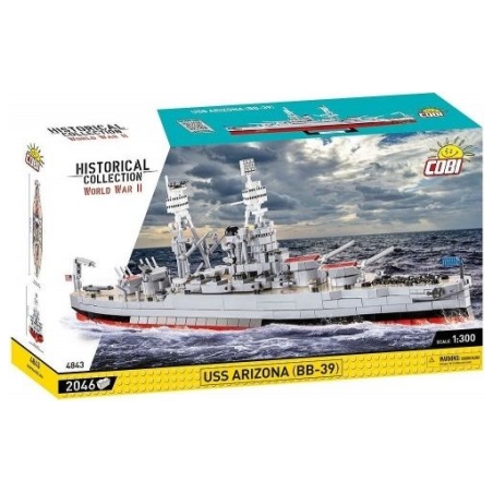 Cobi Klocki Blocks USS Arizona BB-39 2046 blocks