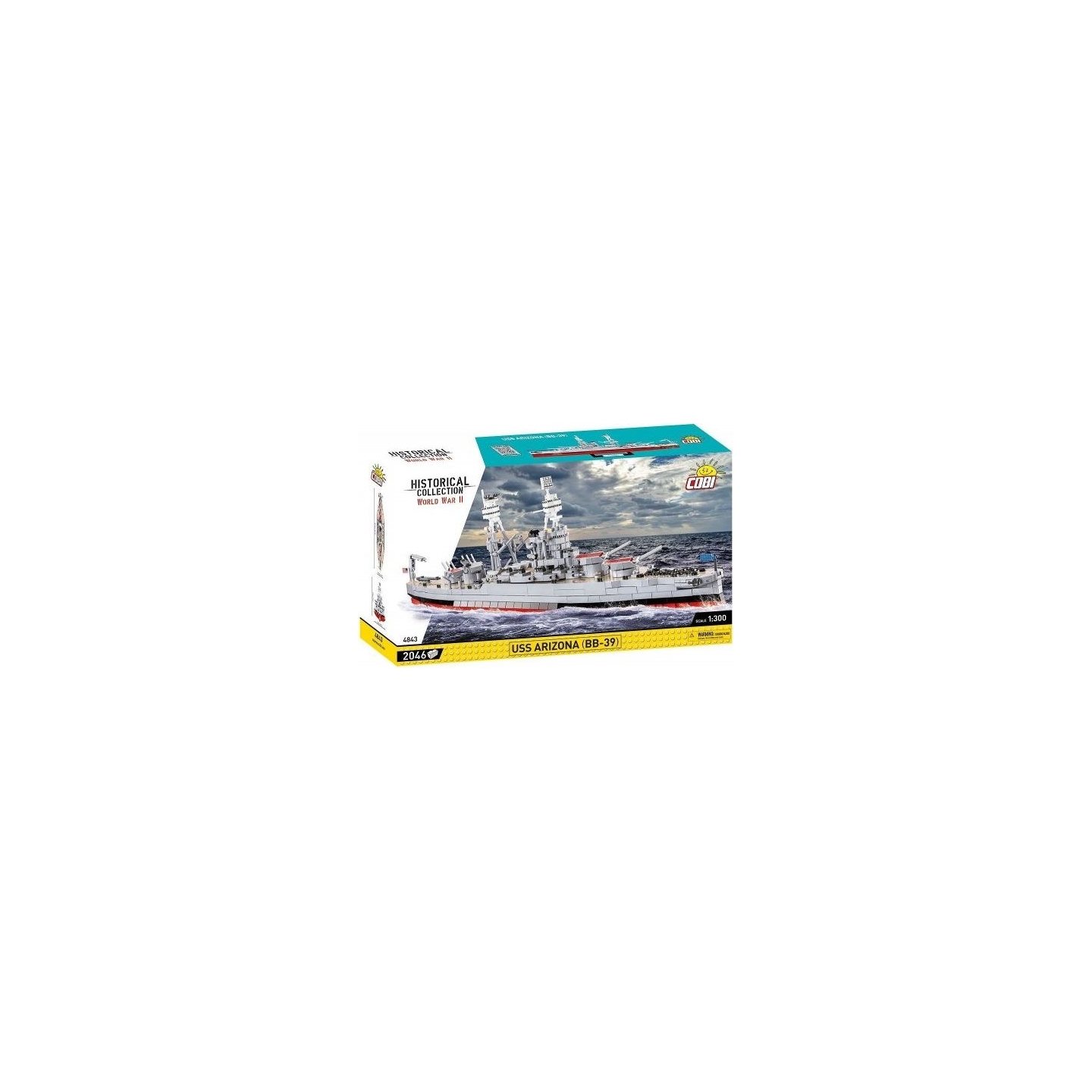 Cobi Klocki Blocks USS Arizona BB-39 2046 blocks