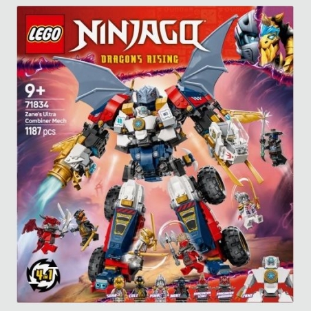 Lego Ninjago 71834 Zane's Ultra Combiner Mech
