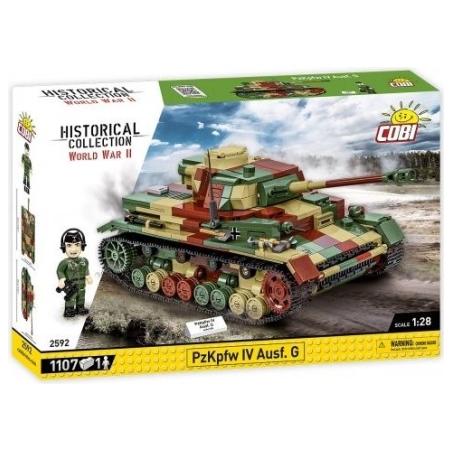 Cobi Klocki Blocks WWII PZKPFW IV AUSF.G 1107 blocks