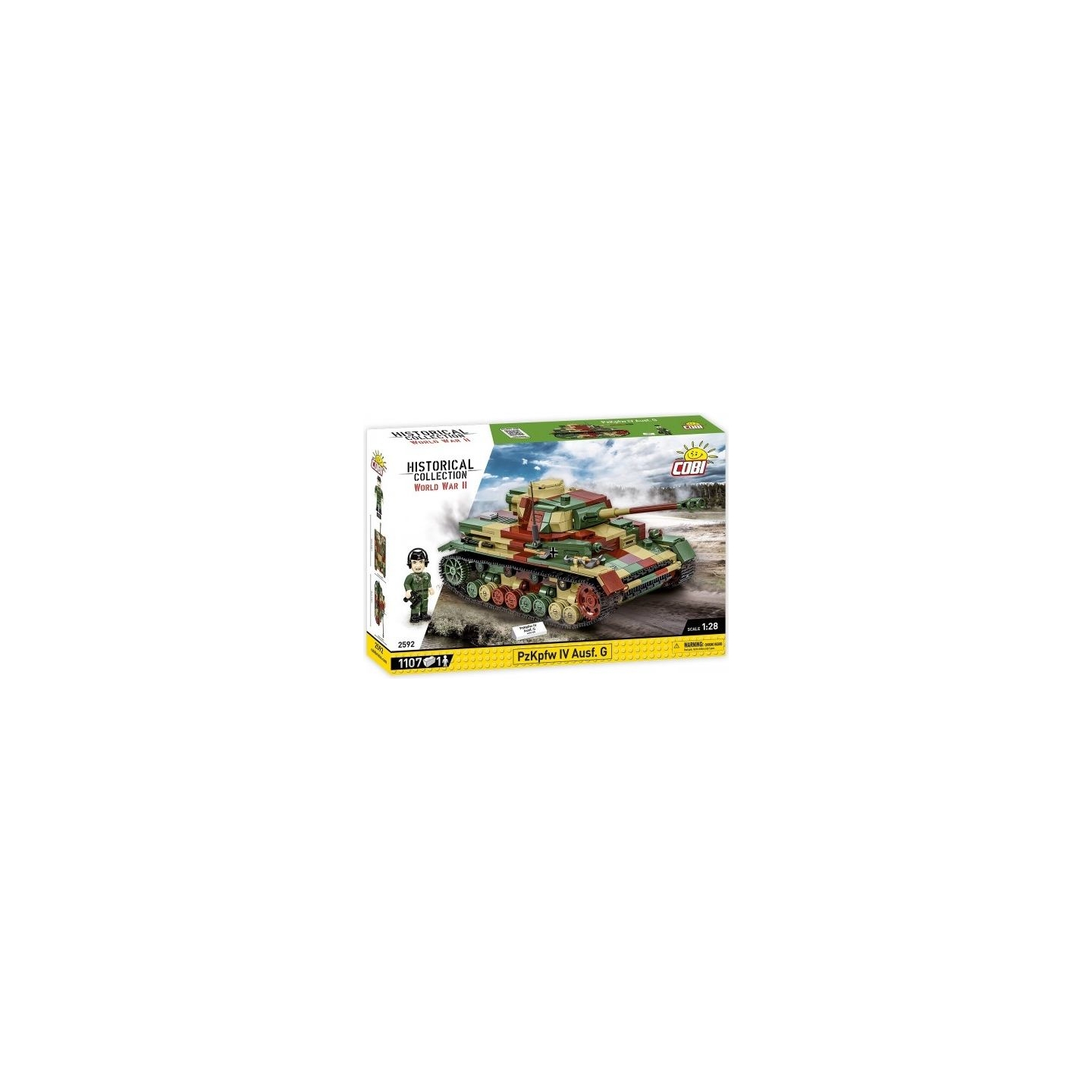 Cobi Klocki Blocks WWII PZKPFW IV AUSF.G 1107 blocks
