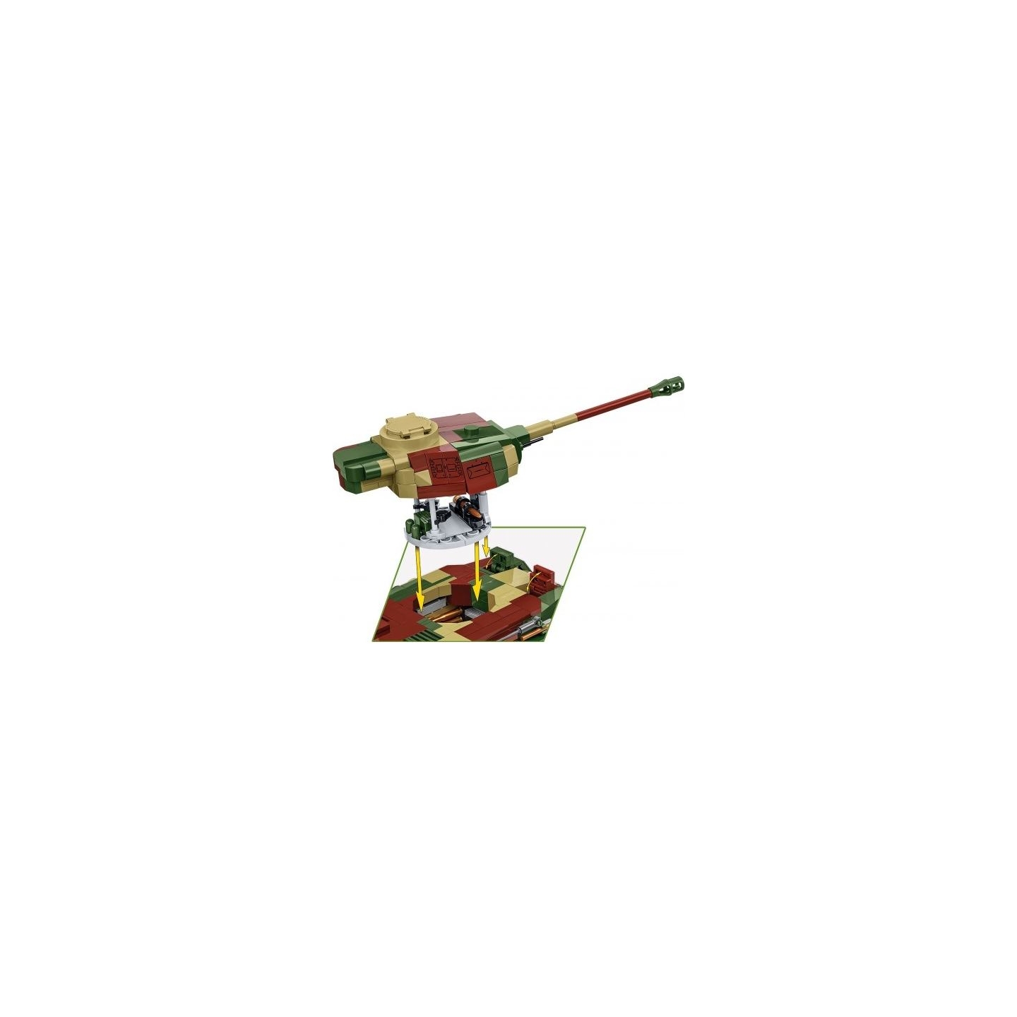 Cobi Klocki Blocks WWII PZKPFW IV AUSF.G 1107 blocks