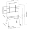 Maclean Mobile floor stand 50-86 inches MC-977