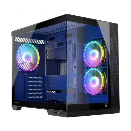 Modecom Computer case Volcano Panorama APEX ARGB 3F MIDI grey