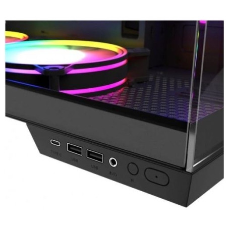 Modecom Computer case Volcano Panorama APEX ARGB 3F MIDI grey