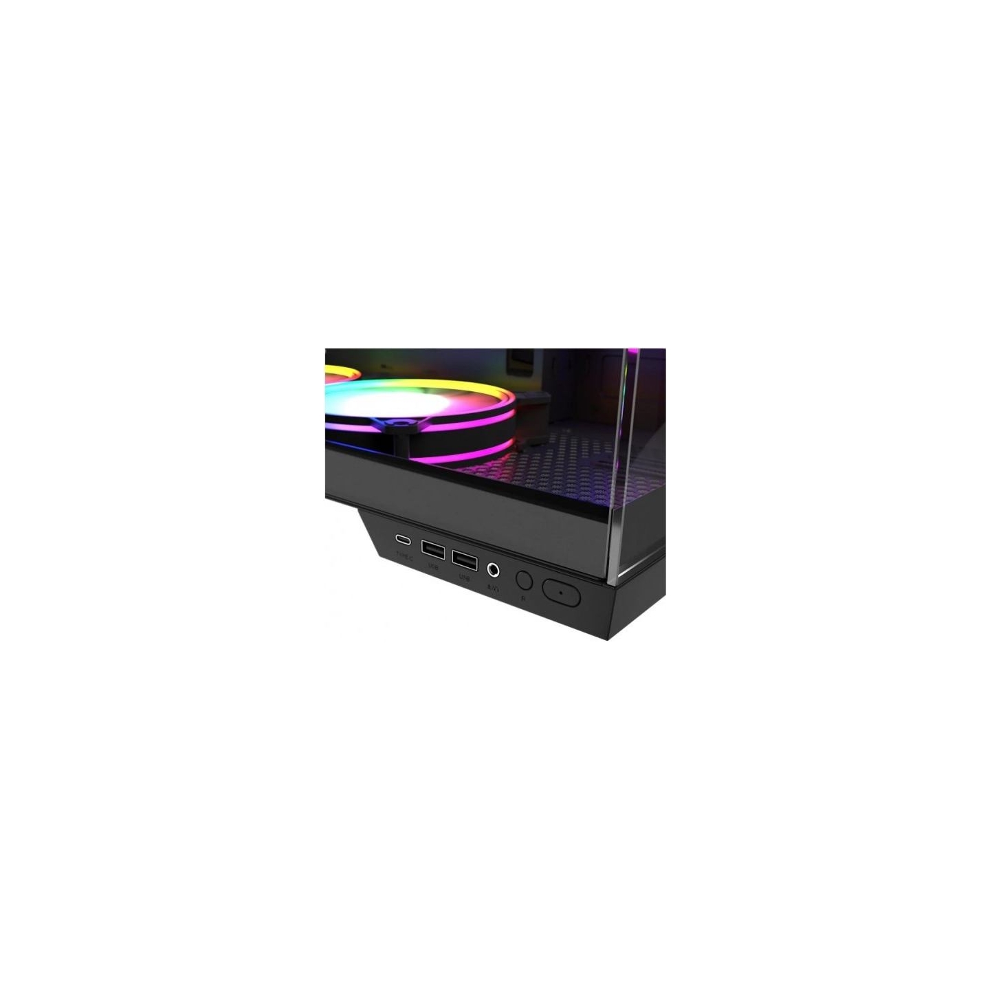 Modecom Computer case Volcano Panorama APEX ARGB 3F MIDI grey