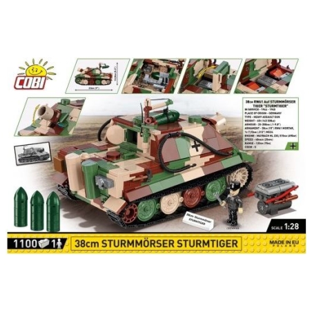 Cobi Klocki 38 cm Sturmmörser Sturmtiger