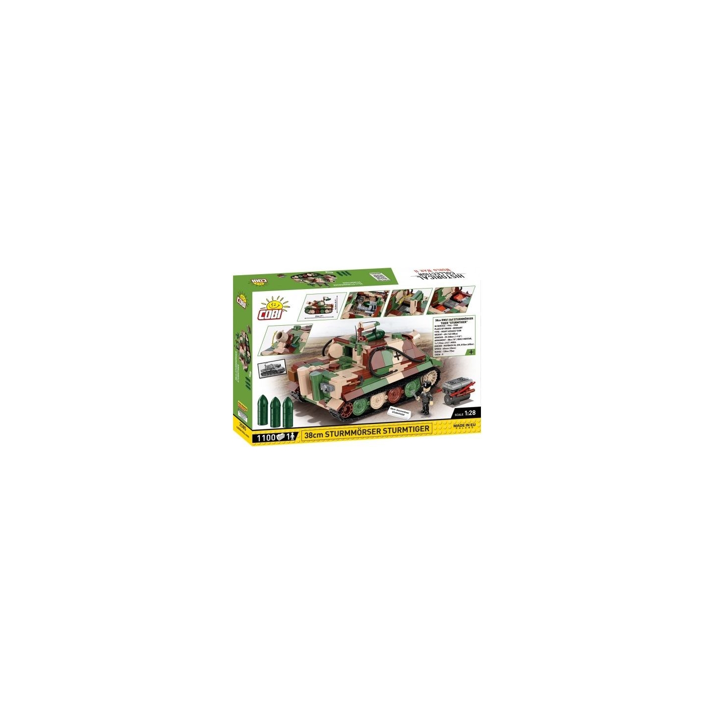 Cobi Klocki 38 cm Sturmmörser Sturmtiger