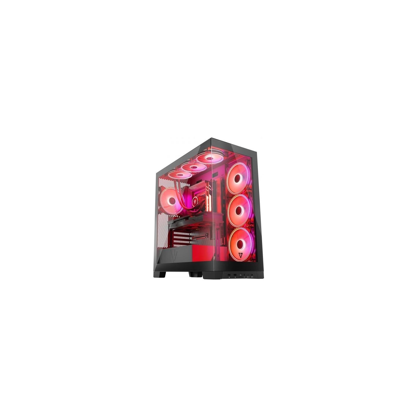 Modecom Black COMPUTER CASE SPACE ARGB