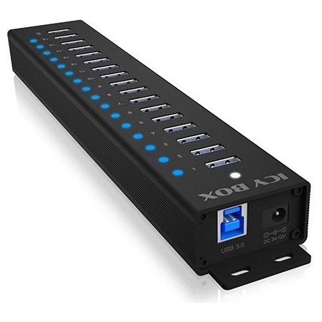 Icybox ICY BOX IB-HUB1717-U3 16+1 port USB HUB