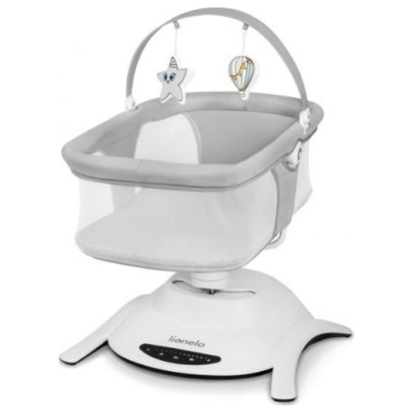 Lionelo Bella Set Gray Concrete rocking cradle